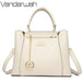 Women’s Soft PU Leather Handbag – Fashionable Casual Tote with Sequined Detail - Samanta Factory