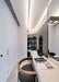 Modern Linear LED Wall Lamp – Black & White Minimalist Skyline Design - Samanta Factory