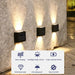 Solar Wall Light – Up & Down Waterproof LED for Modern Outdoor Decor - Samanta Factory