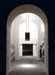 Modern linear LED wall lamp in black and white minimalist skyline design for UK interiors
