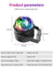 Portable RGB Stage Light with 7 Modes, Remote Control & Music-Sync Effects - Samanta Factory