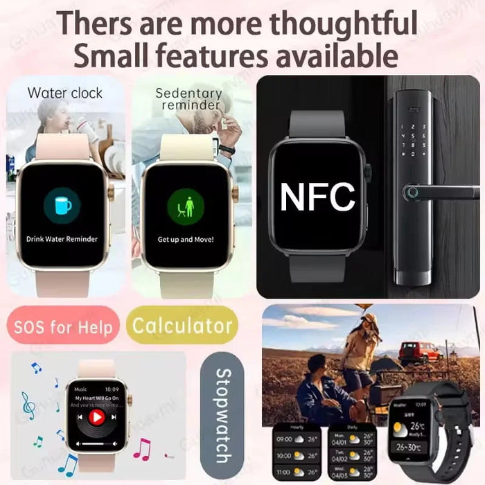 Women’s Smart Watch – AMOLED Health Tracking SF