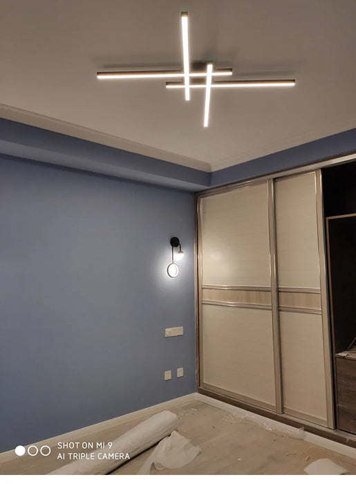 Ceiling Light – Modern Nordic Iron & Acrylic Design with LED Illumination - Samanta Factory