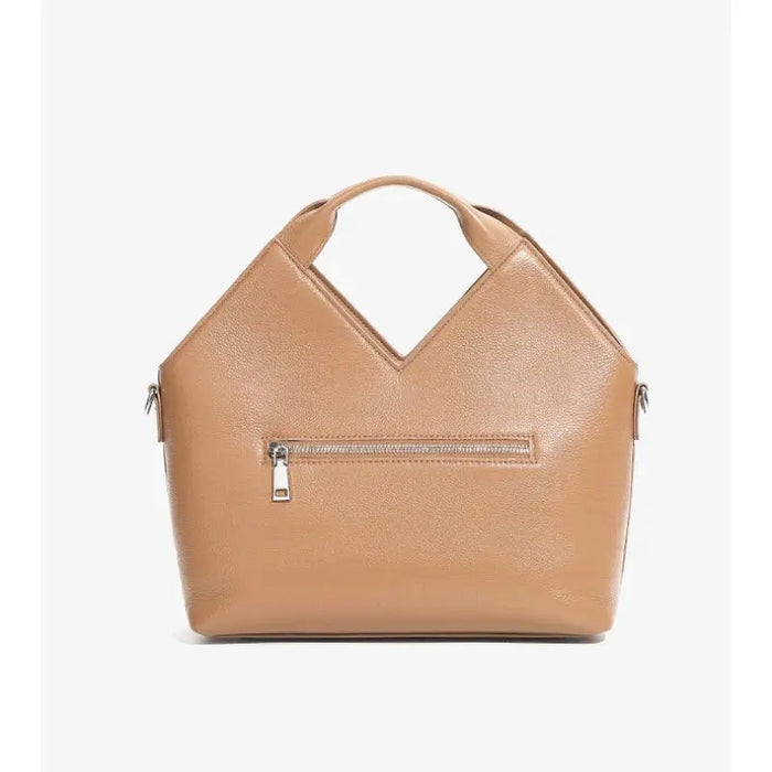 Cow Leather Shoulder Bag – Soft Satchel for Four Seasons SF
