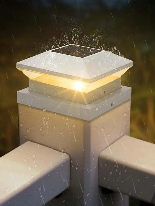Solar Post Light – Bright LED Garden & Fence Lamp - Samanta Factory