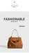 Microfiber Leather Shoulder Bag – Large Square with Lock SF