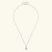 Moissanite Pendant Necklace – D Color VVS1 Twisted Design SF