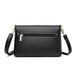 Women’s Genuine Leather Shoulder Bag – Square Ruched Handbag with Hasp Closure - Samanta Factory
