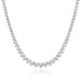 Moissanite Pendant Necklace – D-Color VVS1 Water Drop in 925 Sterling Silver SF