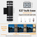 Outdoor LED Wall Light E27 Up Down – Waterproof IP65 Exterior Wall Sconce Lamp SF