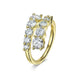 Moissanite Bridal Ring – D-Color VVS1 Round Cut in 925 Sterling Silver SF