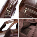 Leather Business Briefcase – Lightweight Men’s Work Tote Bag SF