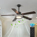 Smart Ceiling Fan with Light – Remote-Controlled Retractable Blades & Dimmable LED - Samanta Factory