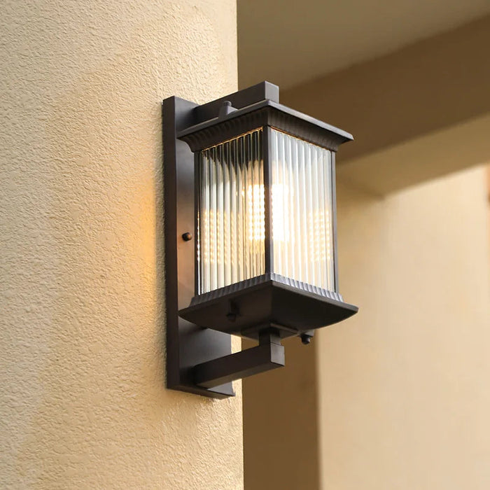 Vintage Outdoor LED Wall Light IP65 – Waterproof Aluminum Garden Porch Sconce SF