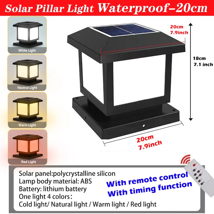 Solar LED Wall Light – Waterproof 4-Color Emergency Outdoor Lamp - Samanta Factory