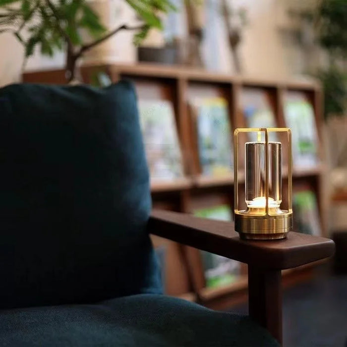 Modern Touch-Control Table Lamp – Dimmable LED Light with Warm & Cool Settings - Samanta Factory