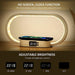 Dimmable LED Bedside Lamp – Touch Control with Wireless Charging & Clock Display - Samanta Factory