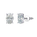 Oval Moissanite Stud Earrings – 0.5–3CT Brilliant Cut in 925 Sterling Silver SF