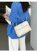 Women’s  Leather Shoulder Bag – Compact Casual Satchel SF