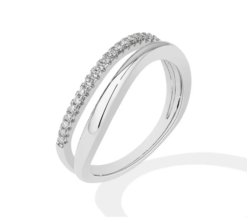S925 Moissanite Ring – D-Color VVS1 Stone in 18K Gold Plating SF