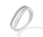 S925 Moissanite Ring – D-Color VVS1 Stone in 18K Gold Plating SF