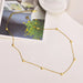 Heart Link Chain Necklace – Gold Stainless Steel Design SF