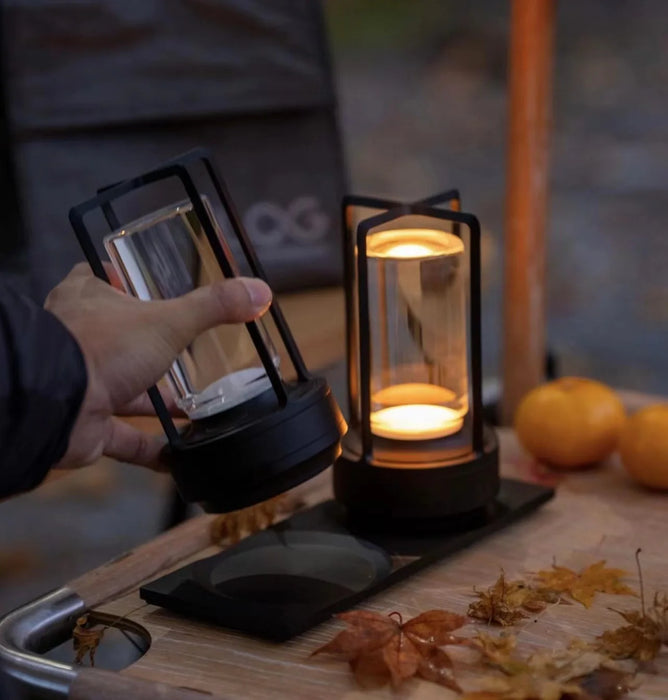 Modern Touch-Control Table Lamp – Dimmable LED Light with Warm & Cool Settings - Samanta Factory