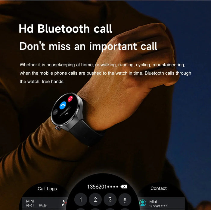 GPS IP68 waterproof Smartwatch – AMOLED Display with Bluetooth Calling SF