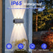 Solar Wall Light – IP65 Waterproof Warm LED for Outdoor Facades - Samanta Factory