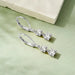 Moissanite Drop Earrings – D-Color Round Cut 925 Sterling Silver SF