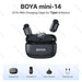 BOYA Mini Wireless Microphone – 2.4GHz Lavalier Mic with Charging Case for iPhone & Android - Samanta Factory
