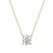 Moissanite Solitaire Necklace – Certified VVS1 Round Stone SF