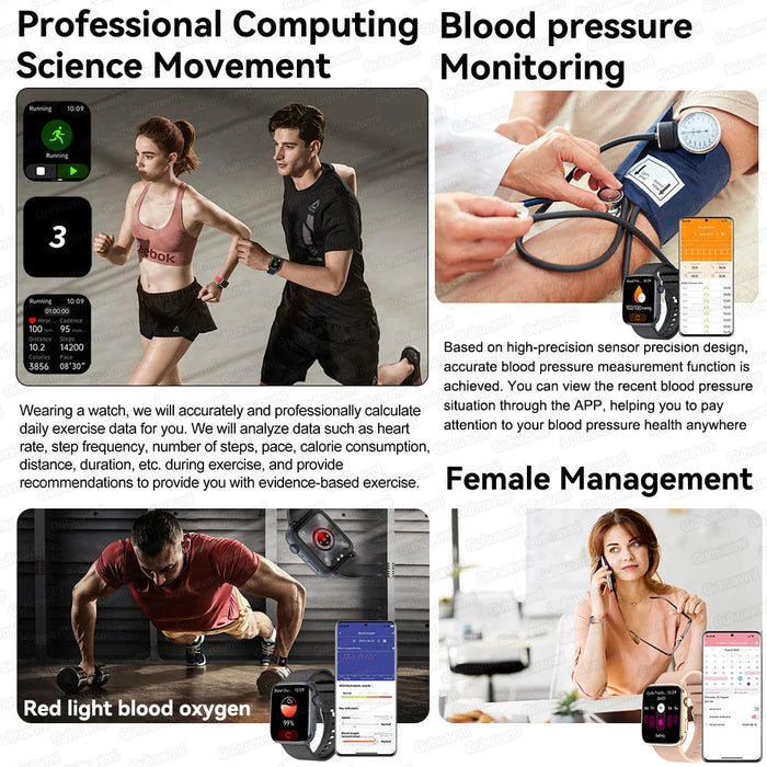 Women’s Smart Watch – AMOLED Health Tracking SF