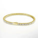 925 Sterling Silver Waterproof Moissanite Bracelet with GRA Certification SF