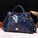 PU Leather Bucket Bag – Soft Casual Design with Zipper Closure SF