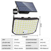 Solar Security Light – 3-Head Motion Sensor with Super Bright 348 LEDs - Samanta Factory