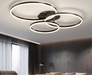 LED Ceiling Light – Art Deco Aluminum Design with Dimmable LED Bulbs - Samanta Factory