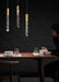 Modern Pendant Light – Luminous Acrylic with Brushed Aluminum Finish - Samanta Factory
