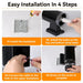Outdoor LED Wall Light E27 Up Down – Waterproof IP65 Exterior Wall Sconce Lamp SF