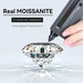 Sparkling Diamond-Tested Moissanite Ring in S925 Silver Sf