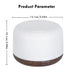 Aroma Diffuser – Compact Wood Grain Design with 7-Color Night Light - Samanta Factory