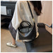 Compact Unisex Barrel-Shaped Crossbody Bag with Modern Flap Design - Samanta Factory