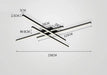 LED Ceiling Light – Modern 4-Bulb Fixture for Bedroom & Foyer - Samanta Factory