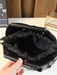 Woven Design Women Handbag, Tote Basket Bag, High-End Niche Inverted Triangle Shaped Fashion Commuter Bag, Casual Style SF