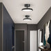 Modern Surface-Mounted Ceiling Light – Remote-Controlled LED Fixture for Bedrooms and Living - Samanta Factory