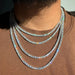 Moissanite Tennis Necklace – GRA Certified S925 Silver Sparkle SF