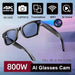 AI Smart Glasses with HD Camera & Translation – Color-Changing Bluetooth Calling Sunglasses SF