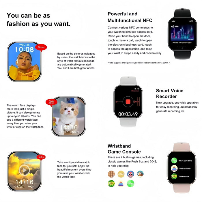 GPS Smart Watch with Health Tracking – AMOLED Display with Bluetooth Calling SF