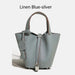 Cowhide Leather Bucket Bag – Soft Fashion for Four Seasons SF