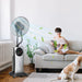 Misting Fan with Mosquito Repellent – 3.1L Tank Standing Floor Fan with Remote Control SF
